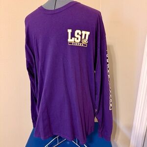 Purple Men’s LSU Tigers Long Sleeve T-Shirt 2XL